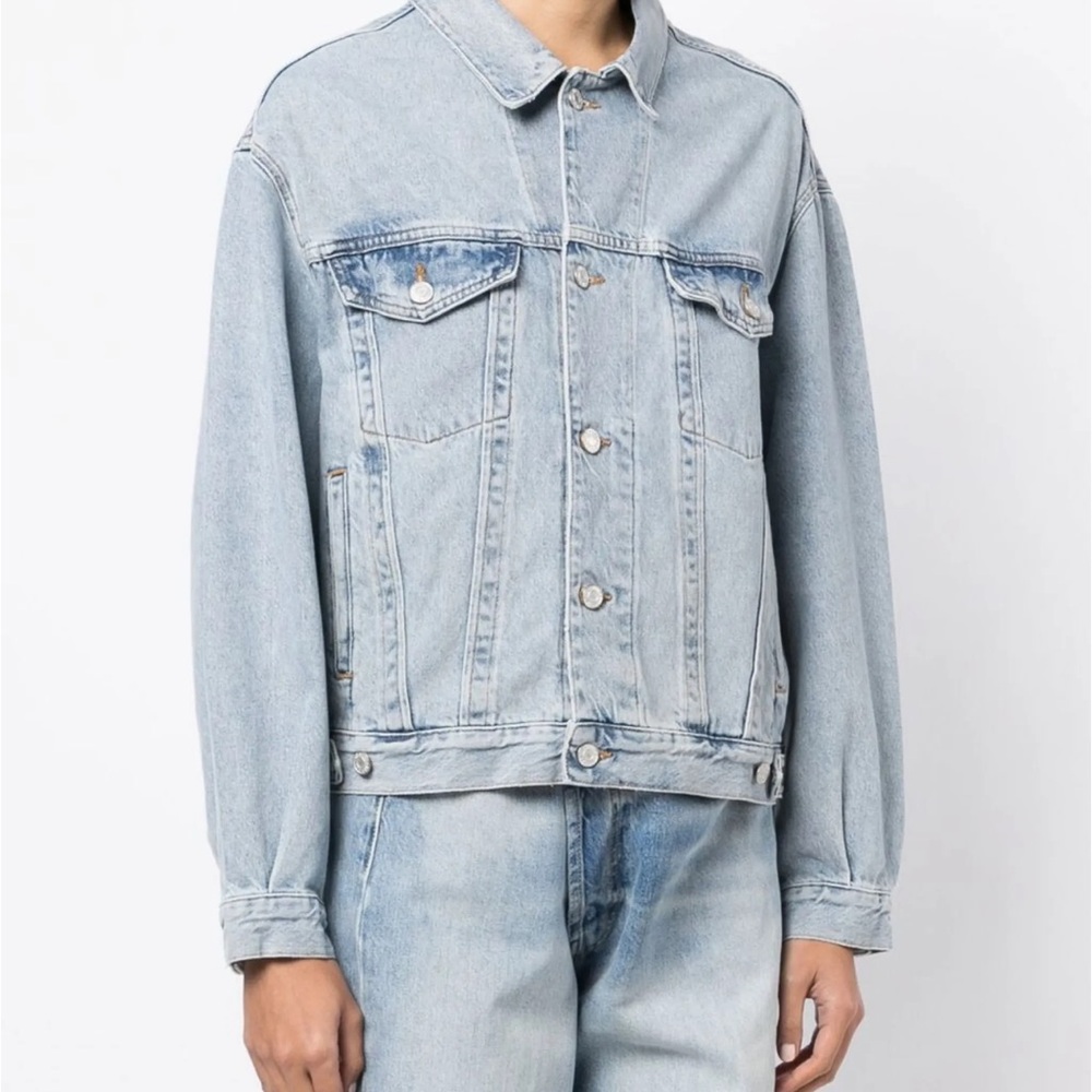Agolde Classic Light Blue Denim Jacket